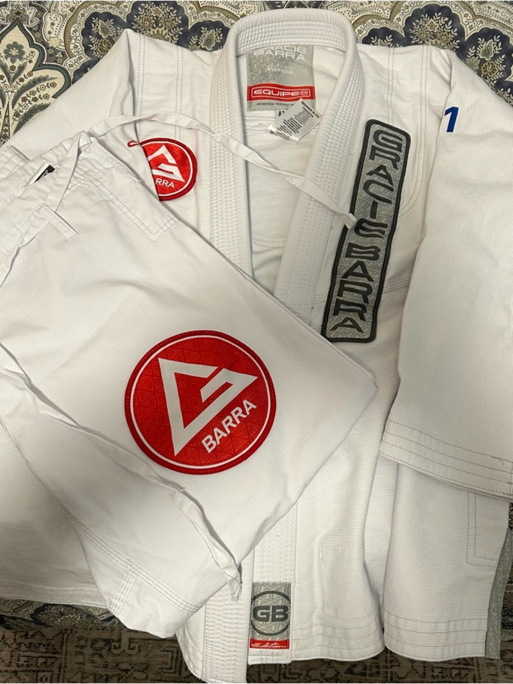 Relisting—Gracie Barra GB1 Gi—like new (A3).